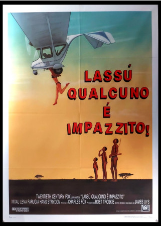 1989 * Movie Poster 2F "Lassù Qualcuno è Impazzito - Lena Farugia, Hans Strydom" Adventure (B+)