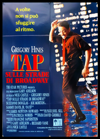 1989 * Movie Poster 2F "Tap Sulle Strade di Broadway - Gregory Hines" Musical (B+)