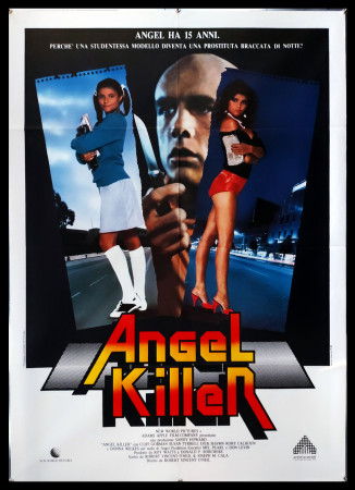 1985 * Movie Poster 2F "Angel Killer - Cliff Gorman, Susan Tyrrell, Donna Wilkes, " Thriller (B+)