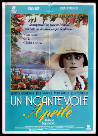 1991 * Movie Poster 2F "Un Incantevole Aprile -  Alfred Molina, Miranda Richardson" Comedy (B-)