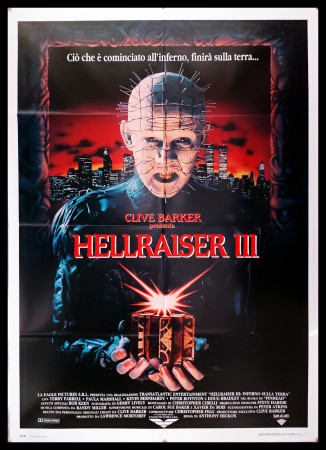 1992 * Movie Poster 2F "Hellraiser III - Doug Bradley, Terry Farrell" Horror (B+)