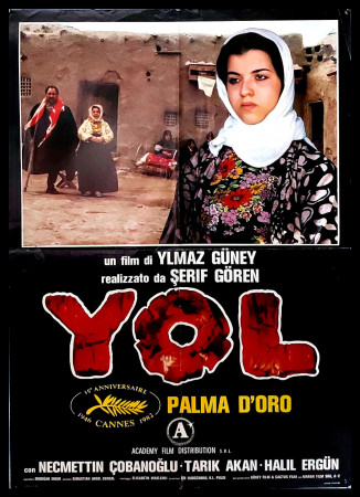 1982 * Movie Poster "YOL - Tarik Akan, Necmettin Çobanoglu, Halil Egrün" Drama (B+)