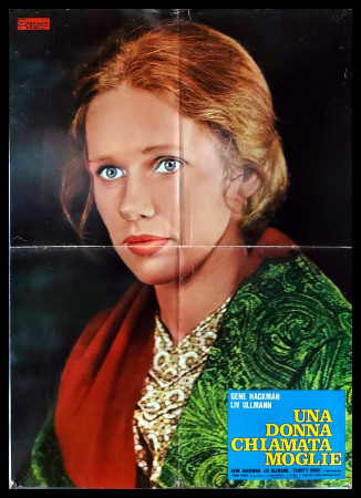 1975 * Movie Poster "Una Donna Chiamata Moglie - Gene Hackman, Liv Ullmann" Type 2 Western (B)