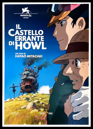 2004 * Movie Poster "Il Castello Errante di Howl - Takuya Kimura, Chieko Baisho" Animation (A)