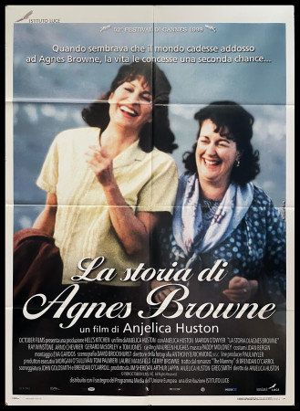 1999 * Movie Poster 2F "La Storia di Agnes Browne - Anjelica Huston, Ray Winstone" Comedy (B+)