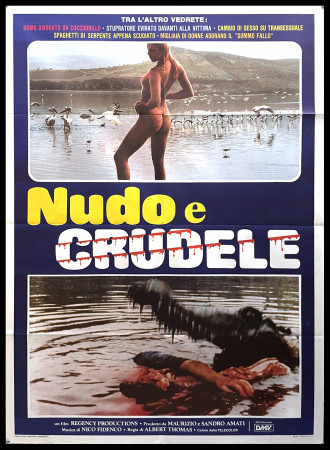 1984 * Movie Poster 2F "Nudo E Crudele" Documentary (B+)