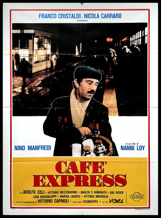 1980 * Movie Poster 2F "Cafè Express - Nino Manfredi,Nanni Loy" Comedy (B+)
