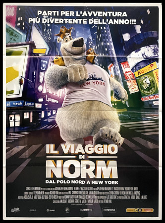 2016 * Movie Poster 2F "Il Viaggio di Norm - Heather Graham, Bill Nighy" Animation (A-)
