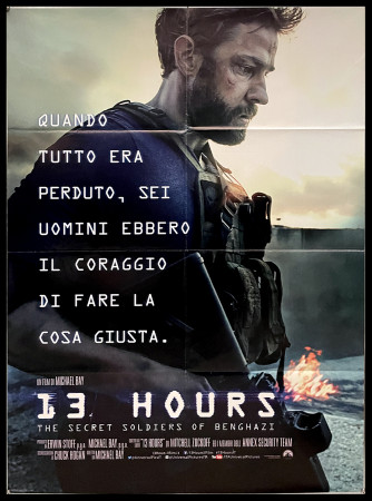 2016 * Movie Poster 2F "13 Hours - John Krasinski, Freddie Stroma" Action (A-)
