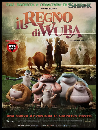 2015 * Movie Poster 2F "Il Regno di Wuba - Baihe Bai, Boran Jing" Animation (A-)