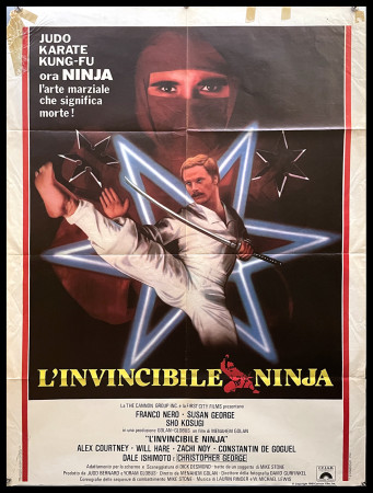 1981 * Movie Poster 2F "L'Invincibile Ninja - Franco Nero" Adventure (C)
