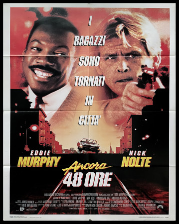 1990 * Movie Poster 2F "Ancora 48 Ore - Eddie Murphy, Nick Nolte" Crime (B+)