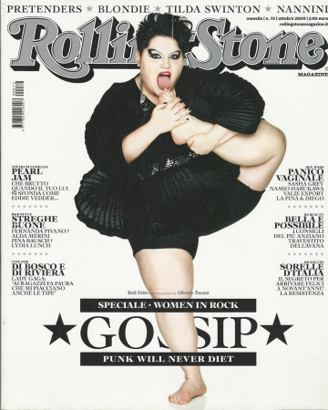 2009 (N72) * Magazine Cover Rolling Stone Original "Gossip" in Passepartout