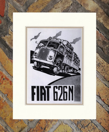 1939 * Advertising Original "Fiat - 626N" in Passepartout