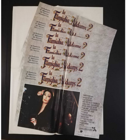 1993 * Set 6 Movie Lobby Cards "La Famiglia Addams 2 - Christina Ricci, Christopher Lloyd, Raul Julia, Anjelica Huston" ComicFilm (A-)