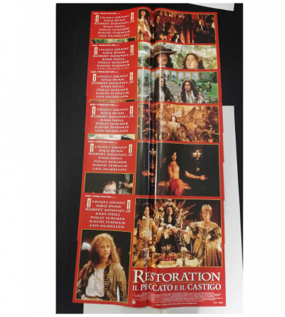 1995 * Set 6 Movie Lobby Cards "Restoration(Il Peccato E Il Castigo) - Meg Ryan, Hugh Grant" Drama (A-)