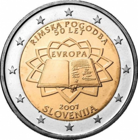 2007 * 2 euro SLOVENIA Treaty of Rome