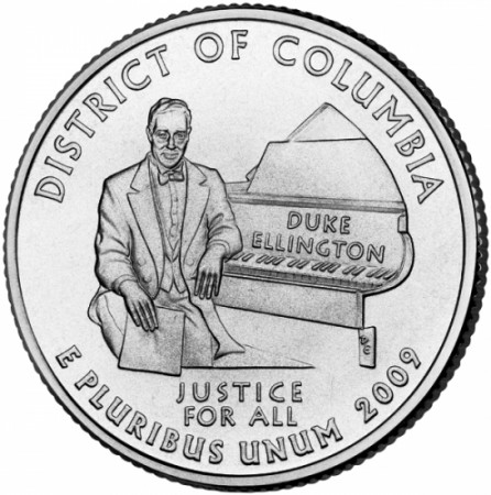 2009 * Quarter dollar United States District of Columbia (P)