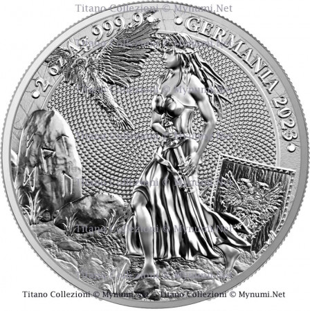 2023 * 10 Mark 2 OZ Ounce Germany "Heroine of our Flagship Series" BU