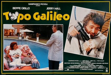 1987 * Movie Playbill "Topo Galileo - Beppe Grillo, Athina Cenci" Comedy (A-)