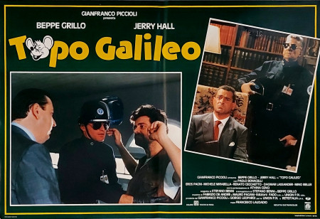 1987 * Movie Playbill "Topo Galileo - Beppe Grillo, Athina Cenci" Comedy (A-)