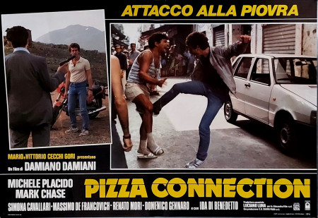 1985 * Movie Playbill "Pizza Connection - Michele Placido" Drama (B+)