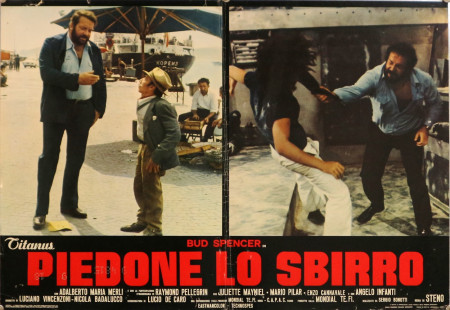 1973 * Movie Playbill "Piedone lo Sbirro - Steno, Bud Spencer" Comedy (B)