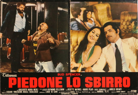 1973 * Movie Playbill "Piedone lo Sbirro - Steno, Bud Spencer" Comedy (B)