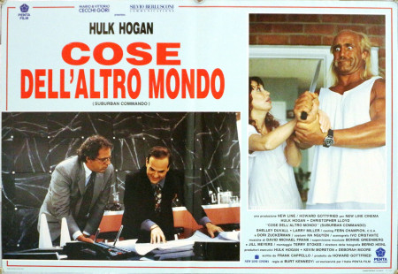 1991 * Movie Playbill "Cose dell'Altro Mondo - Hulk Hogan, Shelley Duvall, Christopher Lloyd" Fantasy (A-)