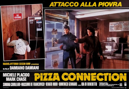 1985 * Movie Playbill "Pizza Connection - Michele Placido" Drama (B+)