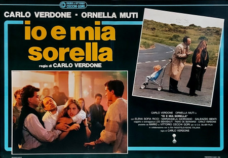 1987 * Movie Playbill "Io E Mia Sorella - Carlo Verdone, Ornella Muti" Comedy (A-)