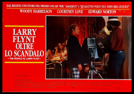 1997 * Movie Playbill "Larry Flynt - Oltre lo Scandalo, Edward Norton, Woody Harrelson, Courtney Love" Biography (B+)