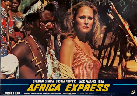 1975 * Movie Playbill "Africa Express - Giuliano Gemma, Ursula Andress" Adventure (B-)