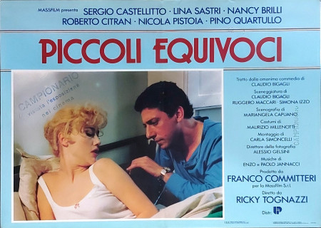 1989 * Movie Playbill "Piccoli Equivoci - Roberto Citrain, Nancy Brilli, Sergio Castellitto" Comedy (B+)
