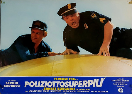 1980 * Movie Playbill "Poliziotto Superpiù - Terence Hill, Joanne Dru, Marc Lawrence" Comedy (B)