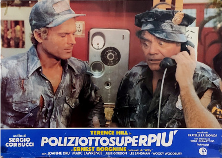 1980 * Movie Playbill "Poliziotto Superpiù - Terence Hill, Joanne Dru, Marc Lawrence" Comedy (B)