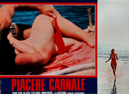 1982 * Movie Playbill "Piacere Carnale" Erotic (B+)