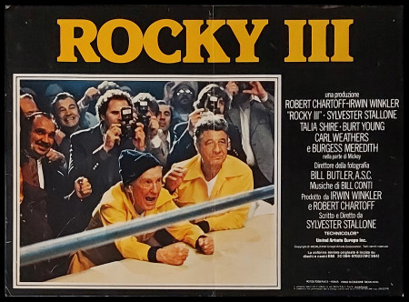 1982 * Movie Playbill "Rocky III - Sylvester Stallone, Talia Shire" Drama (B)