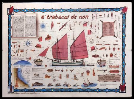 1985 * Poster Original "Rimini, Veliero E Trabacul de Non" (A-) On Parchment