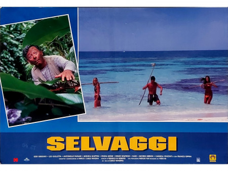 1995 * Movie Playbill "Selvaggi - Ezio Greggio, Leo Gullotta, Franco Oppini" Comedy (B)