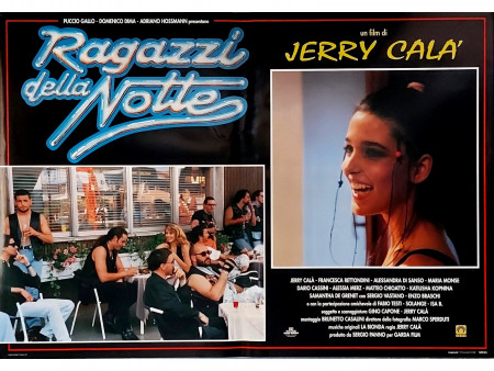 1995 * Movie Playbill "Ragazzi della Notte - Jerry Calà, Alessia Merz" Comedy (A-)