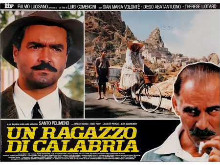 1987 * Movie Playbill "Un Ragazzo di Calabria - Gian Maria Volonté, Diego Abatantuono" Comedy (A-)