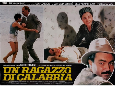 1987 * Movie Playbill "Un Ragazzo di Calabria - Gian Maria Volonté, Diego Abatantuono" Comedy (A-)