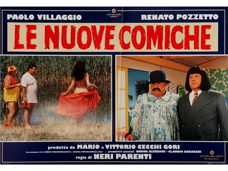 1994 * Movie Playbill "Le Nuove Comiche - Renato Pozzetto, Paolo Villaggio" Comedy (B)