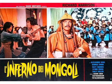 1975 * Movie Playbill "L'Inferno dei Mongoli - Richard Harrison" Adventure (B)