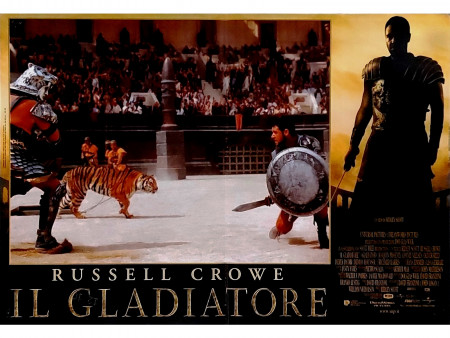 2000 * Movie Playbill "Il Gladiatore - Russell Crowe, Joaquin Phoenix" Drama (B)