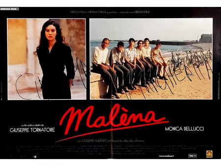 2000 * Movie Playbill "Malèna - Monica Bellucci, Giuseppe Tornatore" Drama (B+)