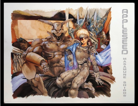 1987 * Poster Illustration "Appleseed - Masamune Shirow - 1000 Editions" (A-)