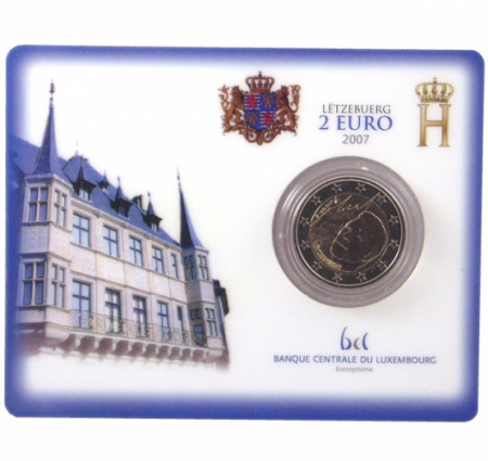 2007 * 2 euro LUXEMBOURG Grand Ducal Palace Coincard