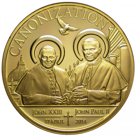 2014 * 100 Shillings Tanzania Pope John XXIII and Pope John Paul II